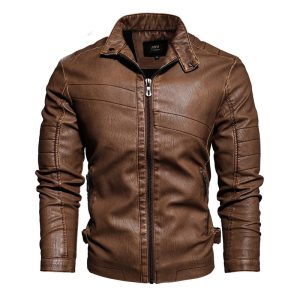 Men's leather jacket