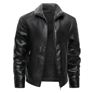Long Coat Business Biker Clothes Size M-4XL Men Leather Jackets Autumn Winter Motorcycle Soft Sheepskin Faux Leather Jackets