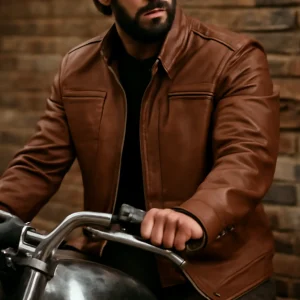 Free shipping New Men Cowhide Leather Jacket Genuine Leather Casual Coat Natural Leather Jacket Spring Autumn Garment S M L XL