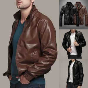 Men's Real Cowhide jackets Genuine Leather Jacket Men Clothing Autumn Coat Mens Clothes