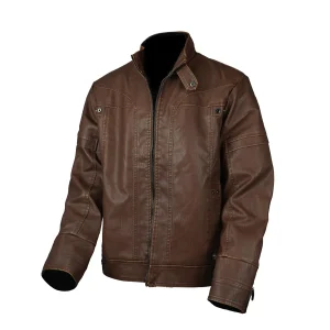 Free shipping New Men Cowhide Leather Jacket Genuine Leather Casual Coat Natural Leather Jacket Spring Autumn Garment